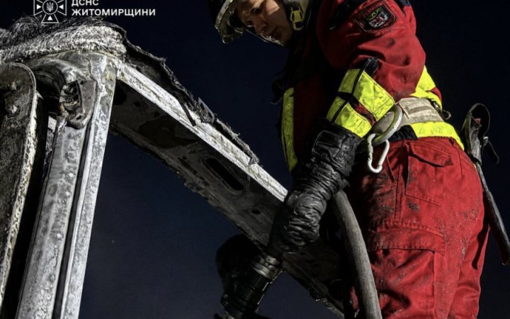 Russians Strike Business in Zhytomyr Region