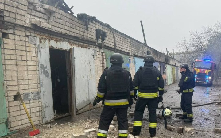 Russian Attack Sets Private Garages Ablaze in Dnipro Suburbs