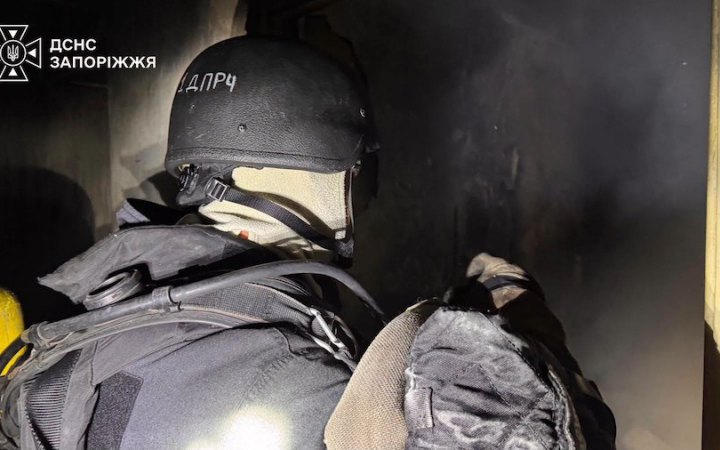 Russian Overnight Strike Hits Architectural Landmark University Building, Shopping Centre and Homes in Zaporizhzhia
