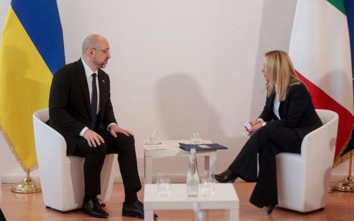 ​Шмигаль обговорив відновлення України з прем'єркою Італії, очікує від італійського агентства мільярд євро