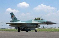 В Германии разбился американский истребитель F-16