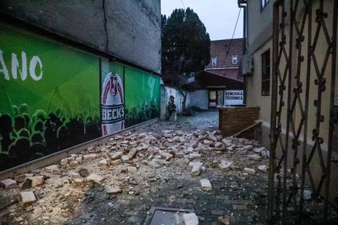 В Хорватии произошло мощное землетрясение