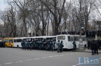 Подходы к Кабмину заблокированы "Беркутом"