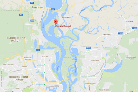 На острове под Киевом нашли плантацию конопли