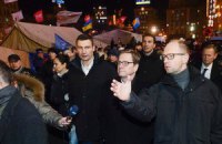 Кличко и Яценюк около часа ждут встречи с Януковичем