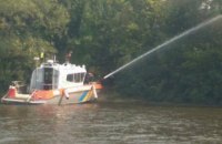 У Києві вигоріло 3 га трави та чагарників у затоці Оболонь