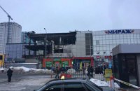 В Харькове ночью частично сгорел торговый центр