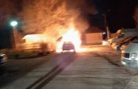 Бывшей голове Коцюбинского сожгли автомобиль