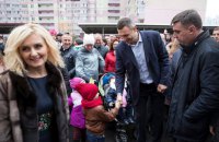 Кличко открыл новый детсад на Троещине