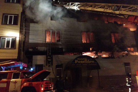В Харькове сгорела сауна, пострадали двое людей