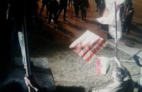 Под посольством Украины в Венгрии провели акцию, против которой МИД выразил протест (обновлено) 