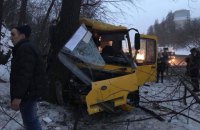 В Киеве столкнулись две маршрутки, 12 пострадавших (обновлено)