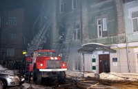 В результате пожара и взрыва в жилом доме в центре Киева погибла женщина