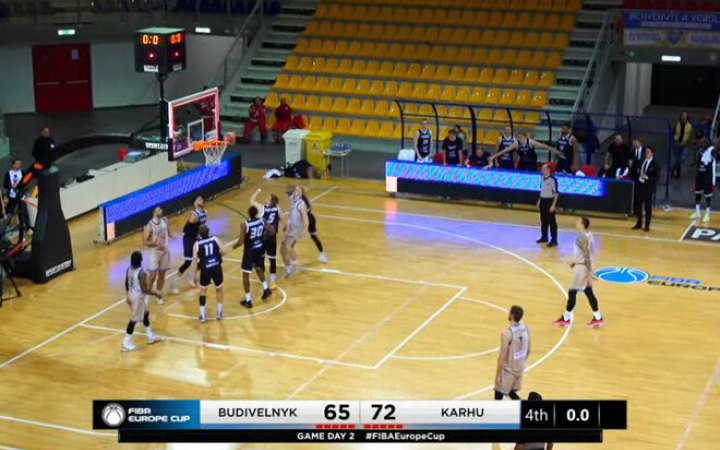 "Будівельник" програв свій другий матч поспіль у Кубку Європи FIBA