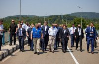 Зеленський під час візиту в Грузію побував на лінії розмежування з Абхазією