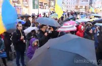 Свой небольшой Евромайдан провели и в Вене