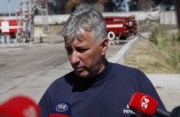 Пожарные готовят новую пенную атаку на нефтебазе