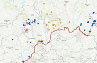 Минобороны опубликовало карту заминированных территорий на Донбассе