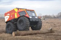 Автопарк ГосЧС пополнился снегоболотоходами "Богун" украинского производства
