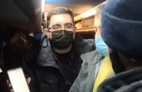 Поліція влаштувала обшук автобуса з прихильниками "Євросолідарності" (оновлено)