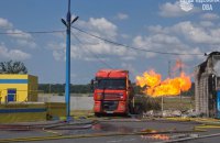 Ворожий дрон атакував АЗС на півдні Одещини (доповнено)