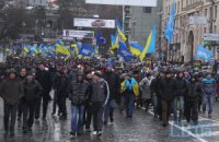 Антимайдан "регионалов" практически разошелся