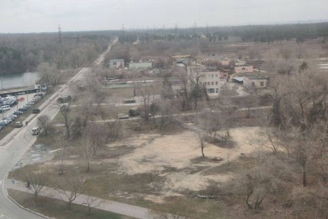 В Енергодарі окупанти пошкодили пам'ятник учасникам АТО