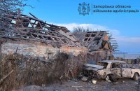 Двоє чоловіків поранені у Запорізькому районі через атаку російського дрона