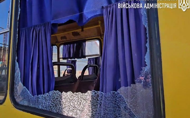 Росіяни дроном атакували маршрутку на Запоріжжі