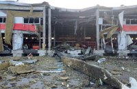 У Миколаєві ворог спалив "Нову пошту". Поранені троє людей