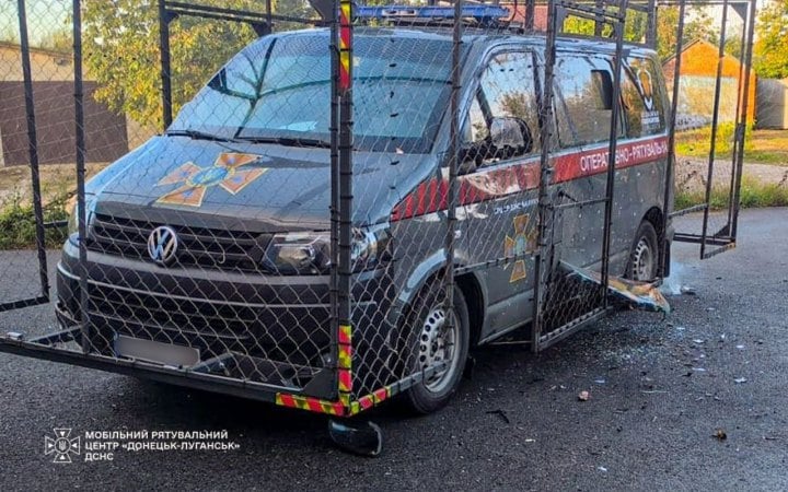 РФ пошкодила дроном евакуаційний автомобіль на Харківщині