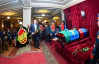 Крымские сепаратисты Аксенов и Поклонская приехали на похороны Захарченко в Донецк