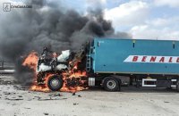 На Сумщині водій вантажівки загинув через удар російського дрона