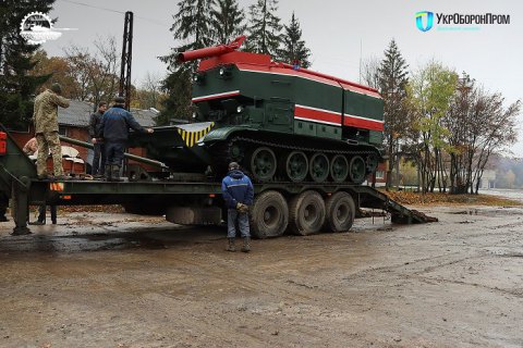Львівський бронетанковий завод модернізував близько півтора десятка пожежних танків