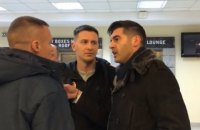 Фонсека и Шевчук на повышенных тонах выясняли отношения после принципиального матча "Шахтер" - "Олимпик"