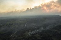 Спасатели ликвидировали два очага возгорания под Чернобылем