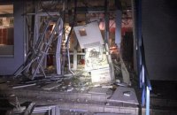 В Харькове взорвали банкомат, расположенный в продовольственном магазине