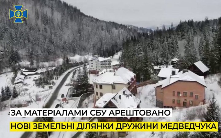 На Львівщині арештовані нові земельні ділянки дружини Медведчука