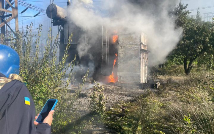 Окупанти обстріляли Слов'янську ТЕС
