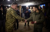 Зеленський відвідав на Сумщині розташування 117-ї окремої бригади ТрО