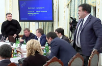 Відео конфлікту Авакова і Саакашвілі з'явилося в мережі