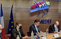 Кулеба пригласил французский бизнес к участию в "Большом строительстве" и большой приватизации