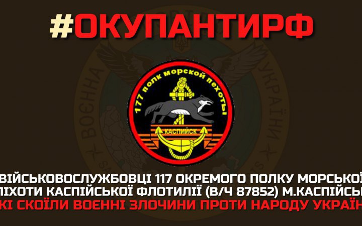 ГУР обнародовало список военных преступников оккупантов, действующих под Мариуполем