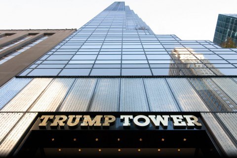 В небоскребе Трампа произошел пожар