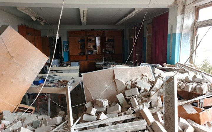 ​​Росіяни знову обстріляли будівлі Херсонського держуніверситету