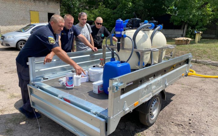 Україна отримала обладнання для доставки та очищення води
