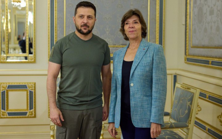 Зеленський провів зустріч з очільницею МЗС Франції