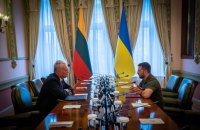 Зеленський зустрівся з президентом Литви Ґітанасом Науседою
