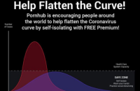 Pornhub из-за коронавируса сделал бесплатной премиум-подписку