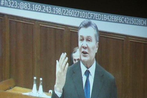 В суде над Януковичем объявлен перерыв до 18 мая для организации видеосвязи с ним